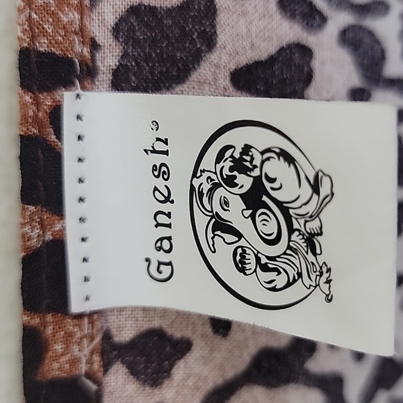 Ganesh Animal Print Coverup Wrap Skirt For Swimsuit XL - Picture 8 of 9